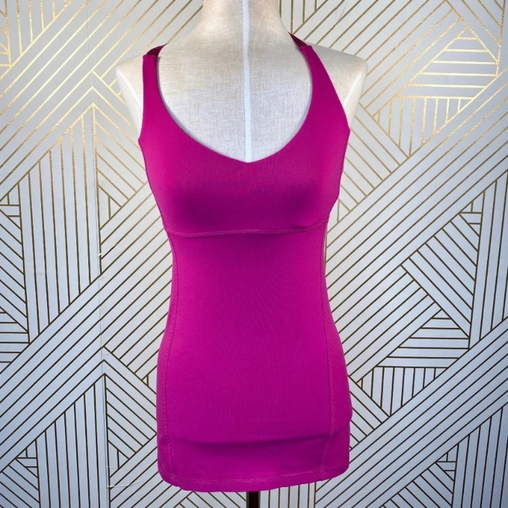 Lululemon Practice Daily Tank in Ripened Raspberry